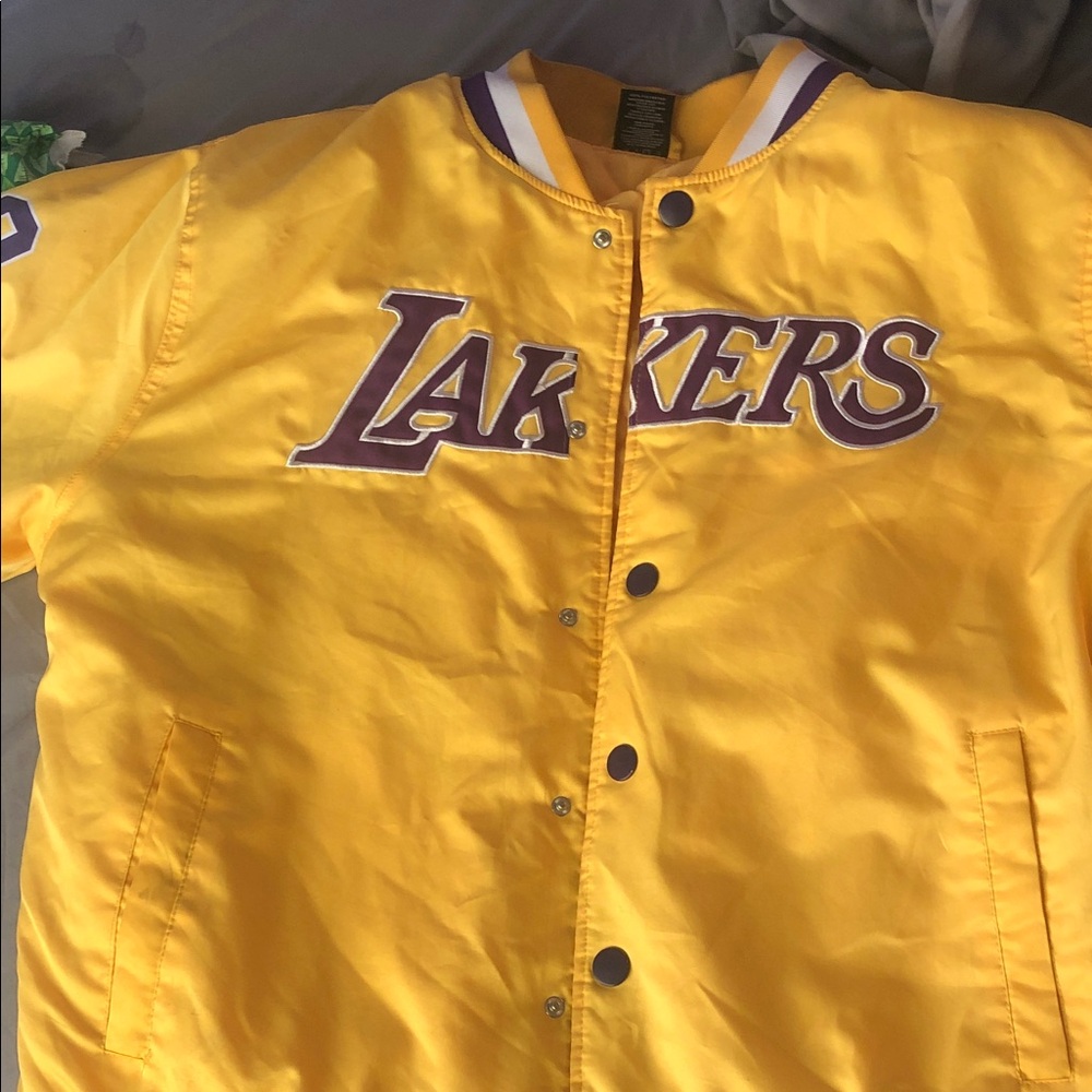 NBA Lakers Yellow Varsity Jacket